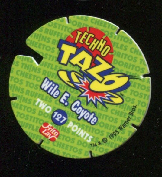 Tazo Techno Looney Tunes Warner Bros Wile E Coyote #127