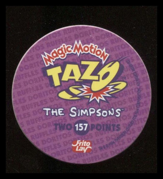 Tazo Simpsons Magic Motion The Simpsons #157