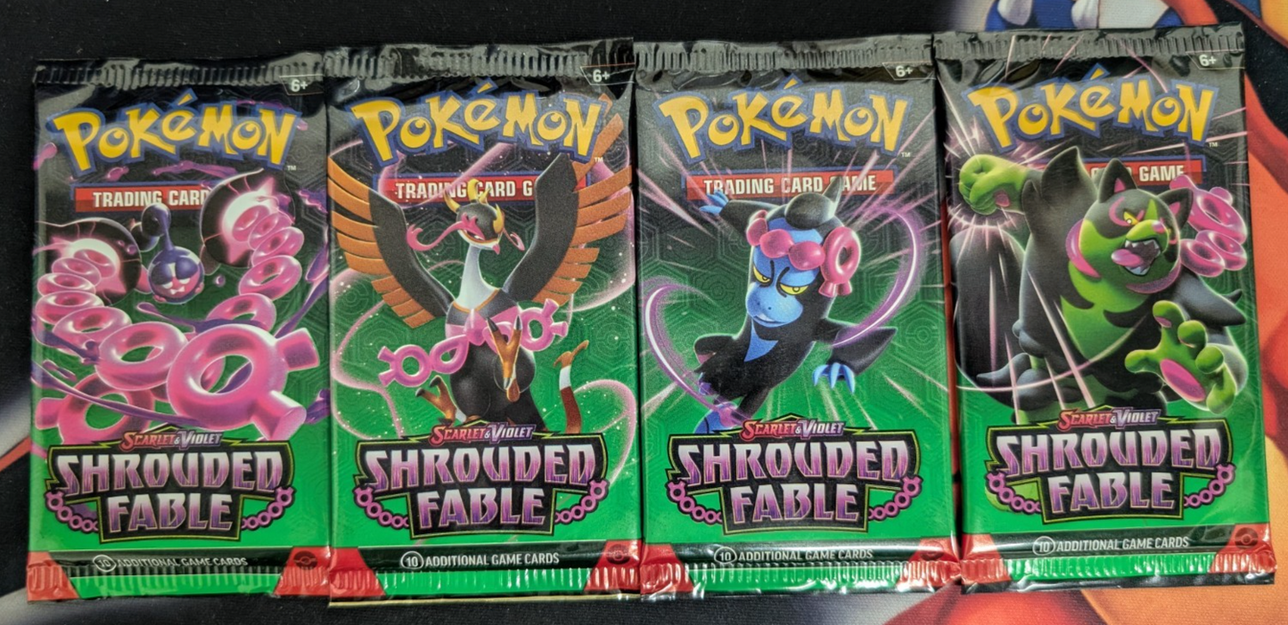 Pokemon SEALED UNOPENED BOOSTER PACK Shrouded Fable Random Artwork