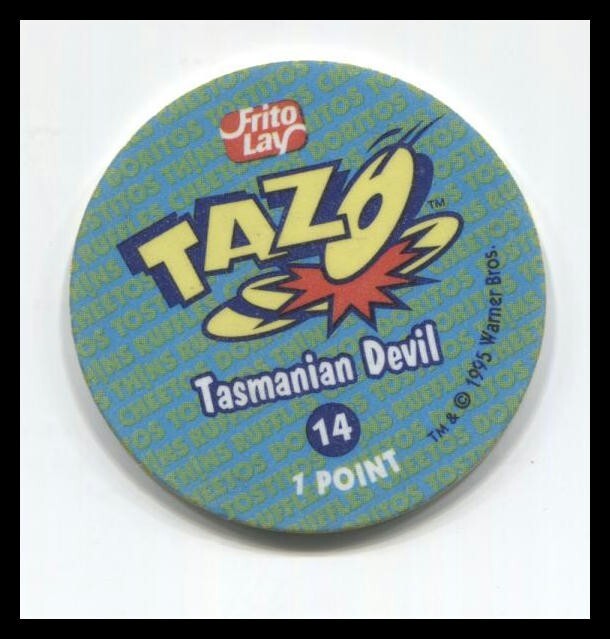 Tazo Looney Tunes Warner Bros Tasmanian Devil #14