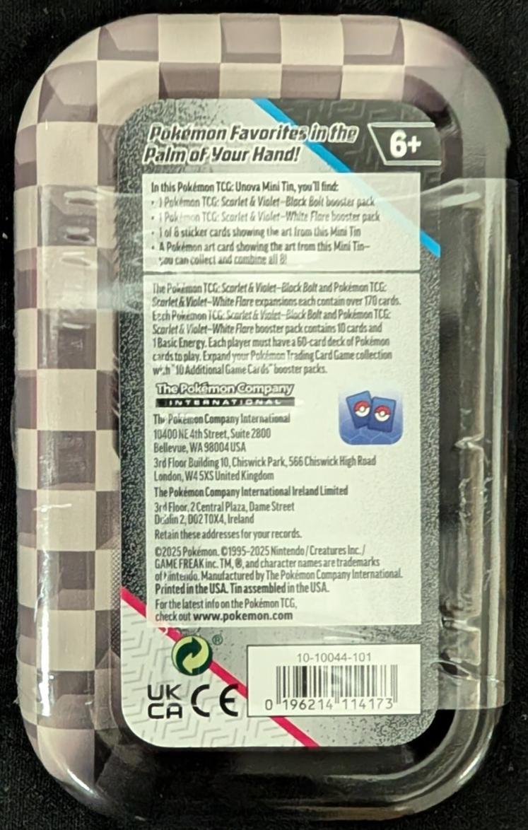 Pokemon Unova Mini Tin Krookodile & Excadrill SEALED Black Bolt White Flare