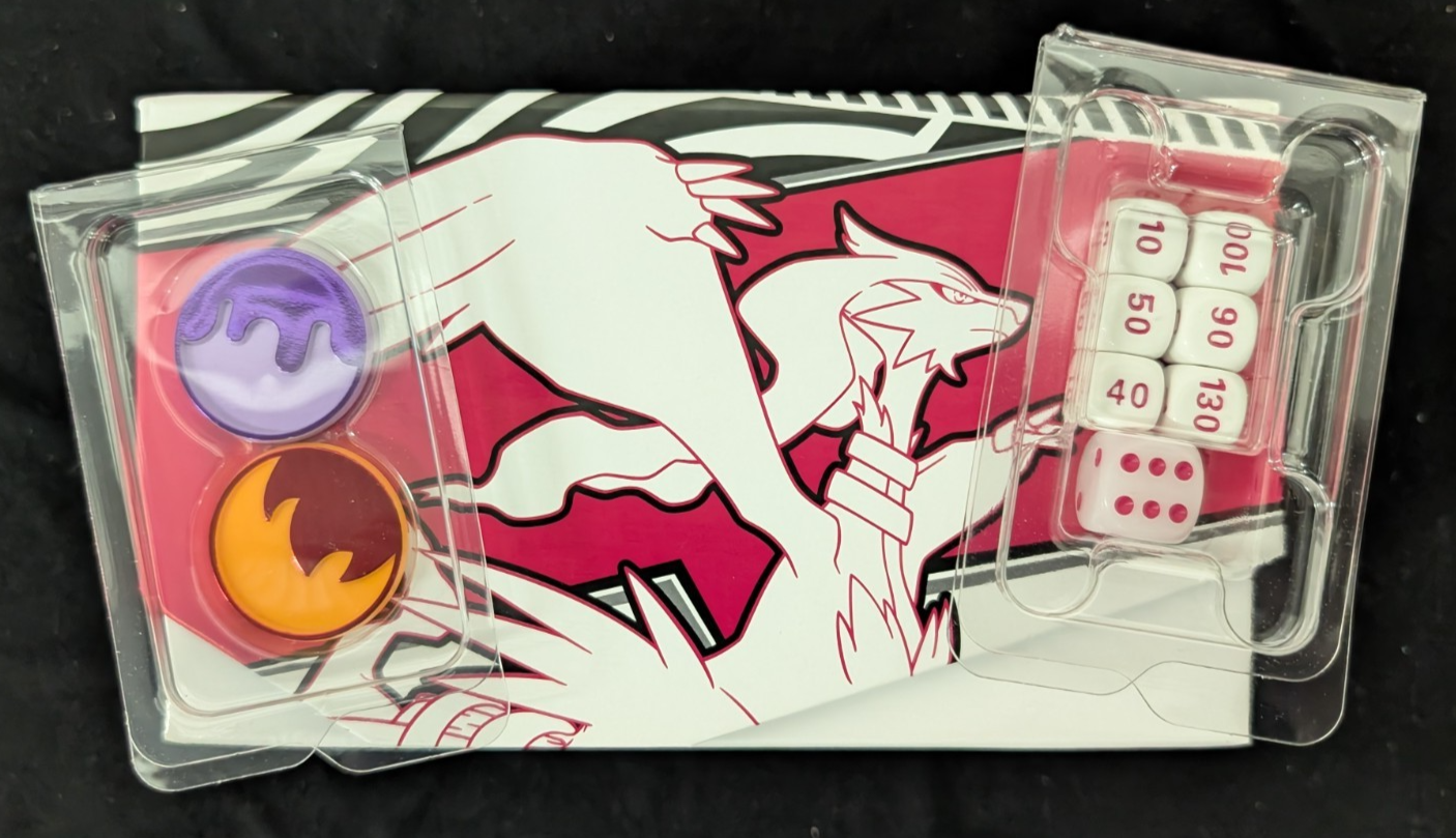 Pokemon TCG OPEN USED ETB Including Dice and Markers White Flare
