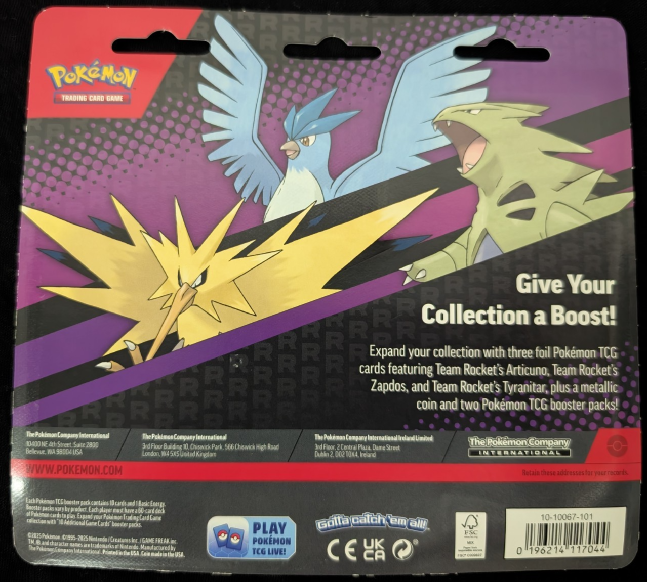 Enhanced 2 Pack Blister Articuno, Zapdos, Tyranitar Pokemon TCG NEW SEALED