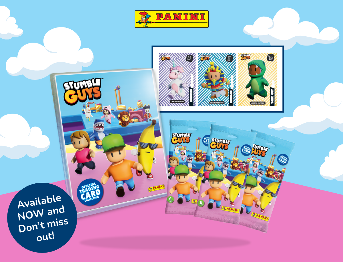 Panini Stumble Guys Trading Card Collection Starter Pack Album