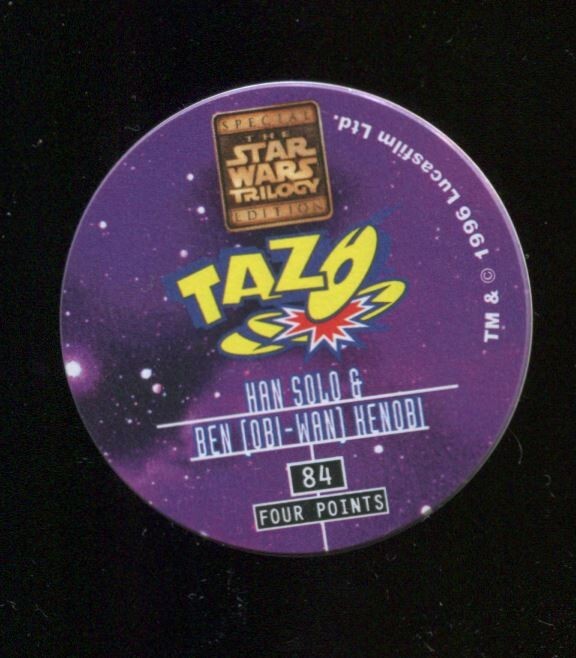 Tazo Star Wars Han Solo & Ben Obi Wan Kenobi #84