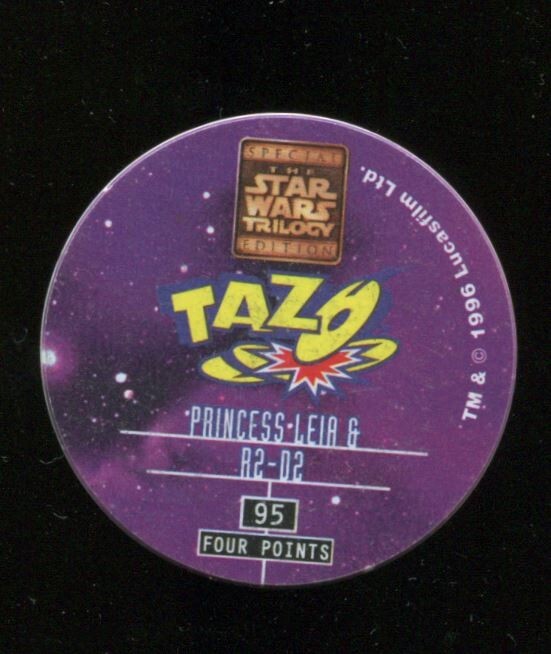 Tazo Star Wars Princess Leia & R2-D2 #95