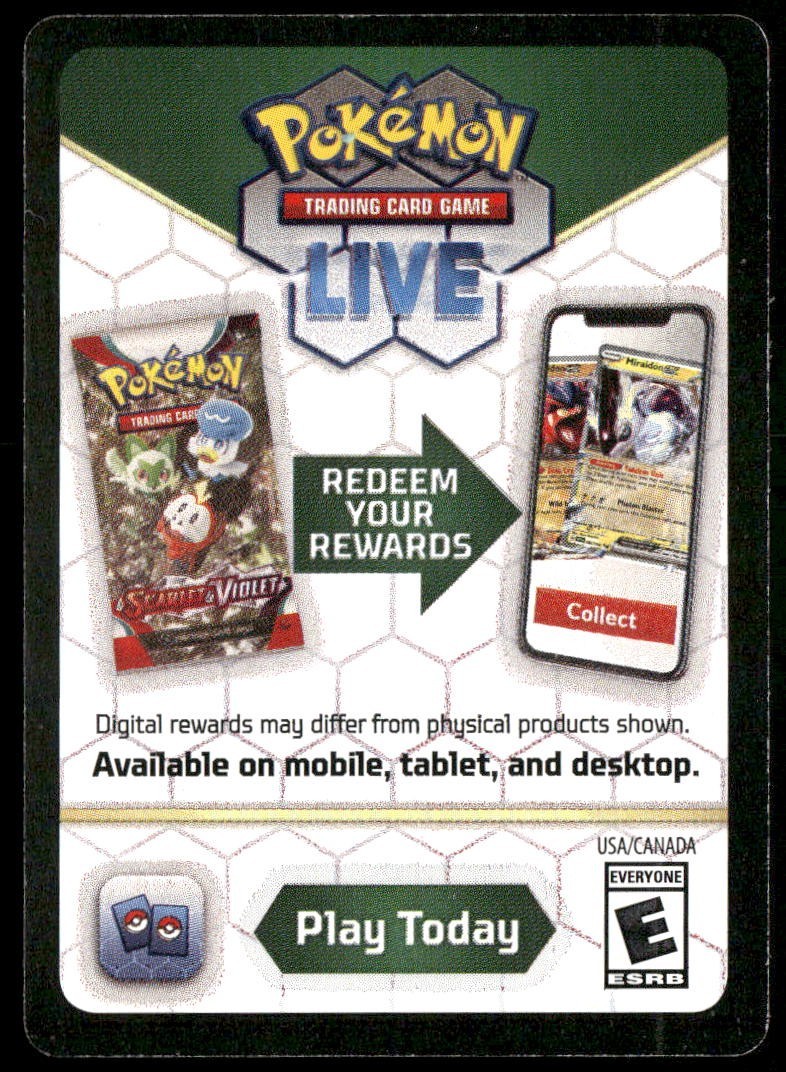 Pokemon TCG Code Card Scarlet & Violet White Flare Elite Trainer Box
