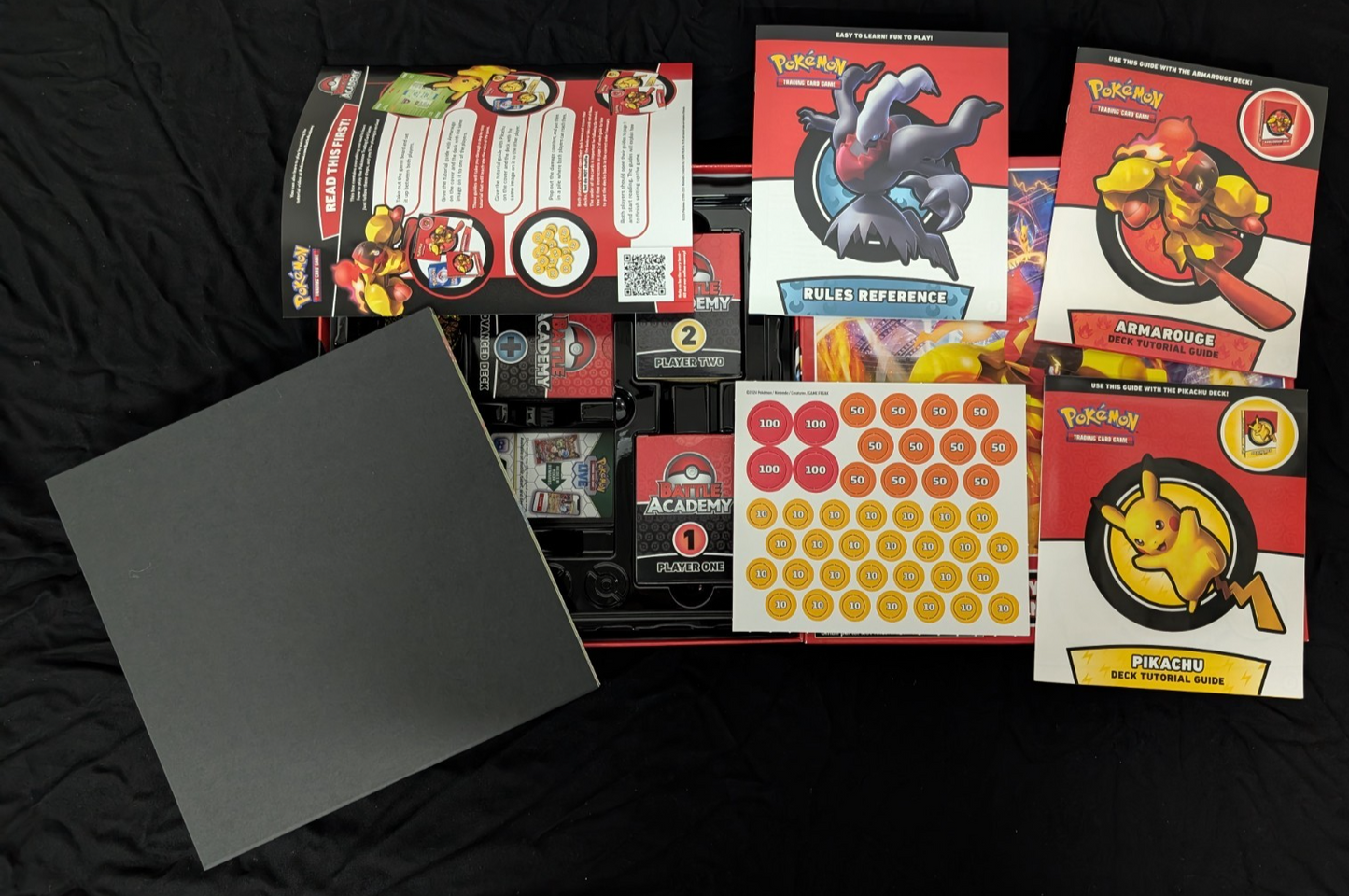 Pokemon OPEN INCOMPLETE Battle Academy 2024 NO CARDS INCLUDED