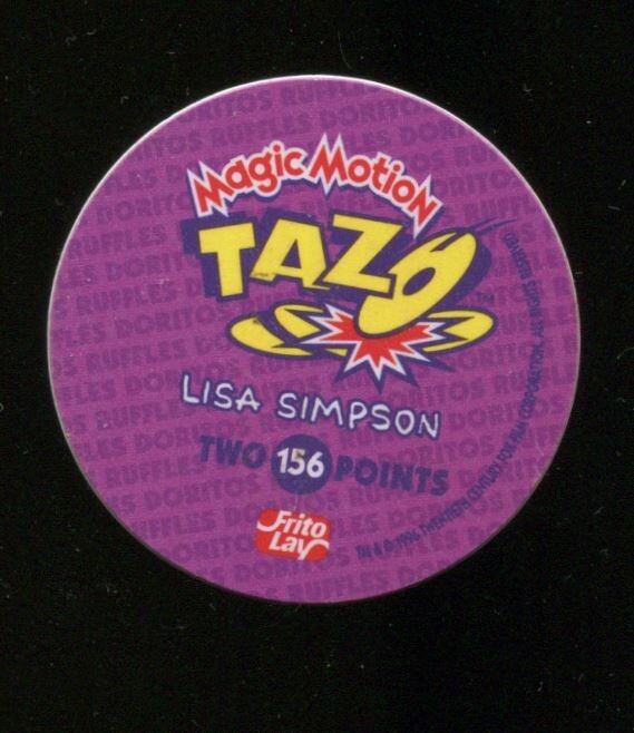 Tazo Simpsons Magic Motion Lisa Simpson #156