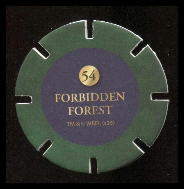 Coles Harry Potter Magical Discs Forbidden Forest #54