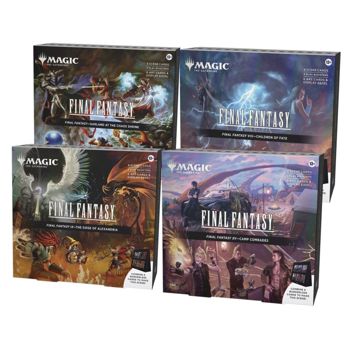 MTG Magic The Gathering Final Fantasy Scene Box UNOPENED CASE of 4 NEW SEALED