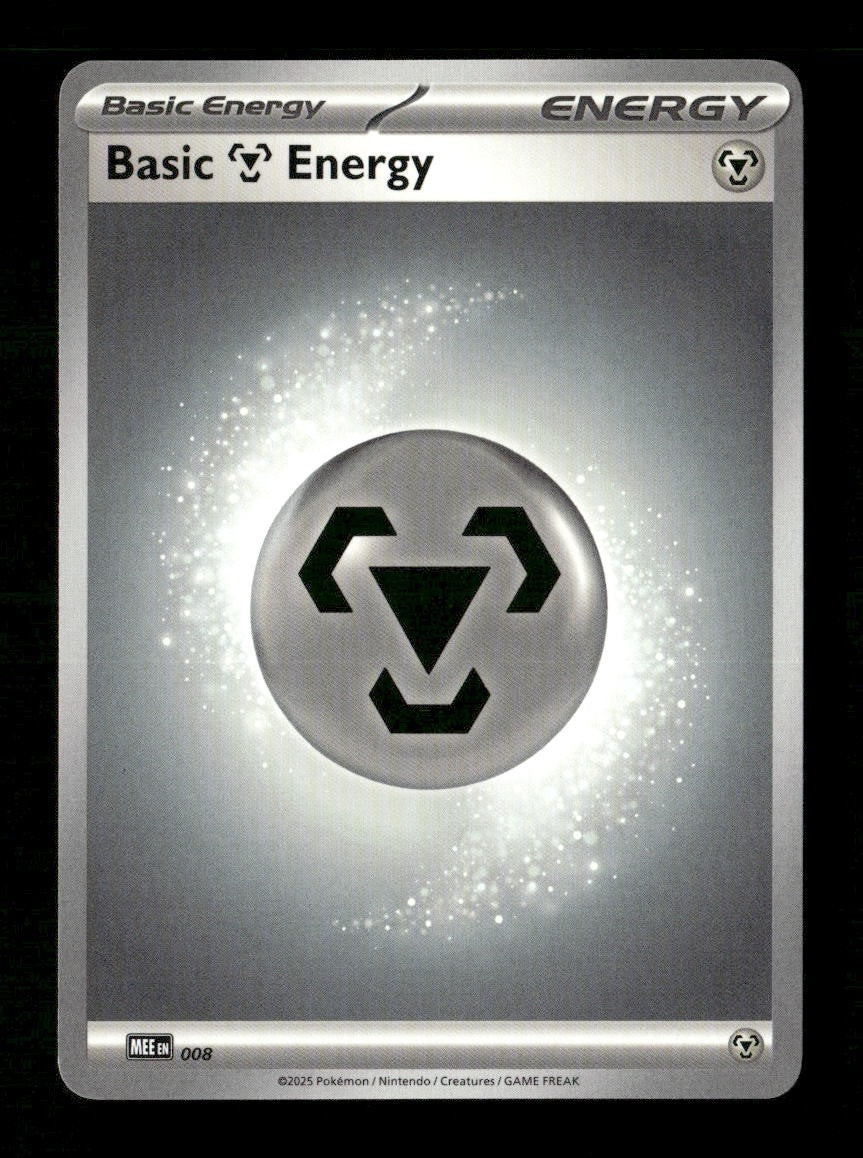 Basic Metal Energy - 008 #8 Normal Pokemon MEE: Mega Evolution Energies