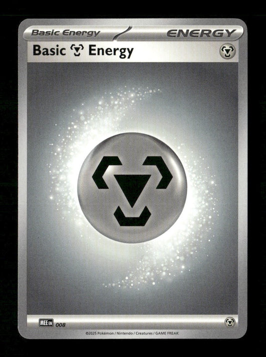 Basic Metal Energy - 008 #8 Normal Pokemon MEE: Mega Evolution Energies