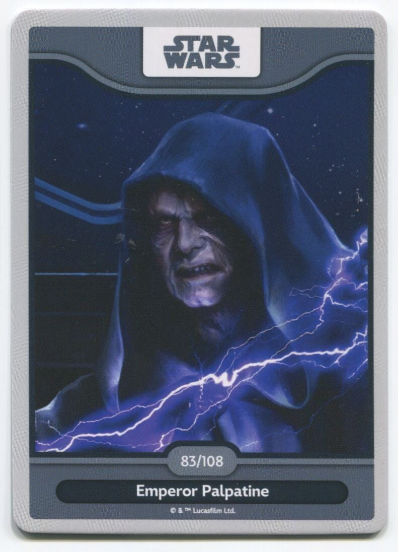 Worlds of Wonder Star Wars Emperor Palpatine #83 Near Mint