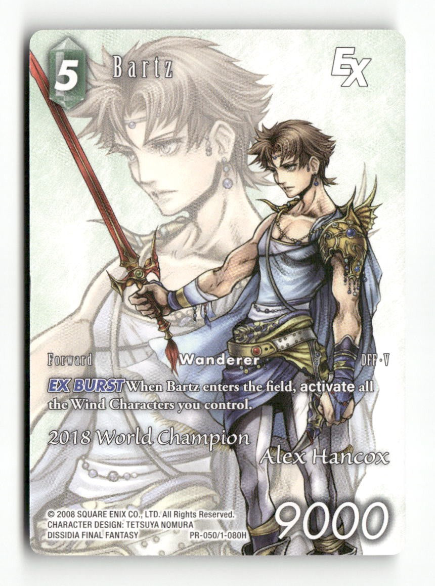 Bartz EX (2018 World Champion) PR-050/1-080H FF: Promo Cards Final Fantasy NM