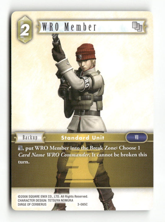 WRO Member (3-085C) 3-085C Common Opus III Final Fantasy Near Mint
