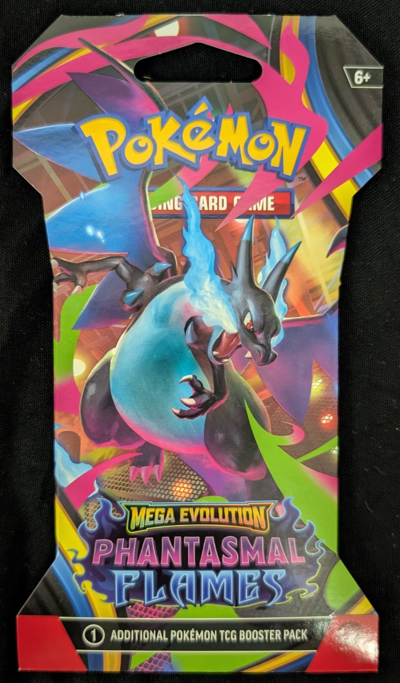 Phantasmal Flames Sleeved Booster Pack Blister Pokemon TCG NEW SEALED (1 PACK)