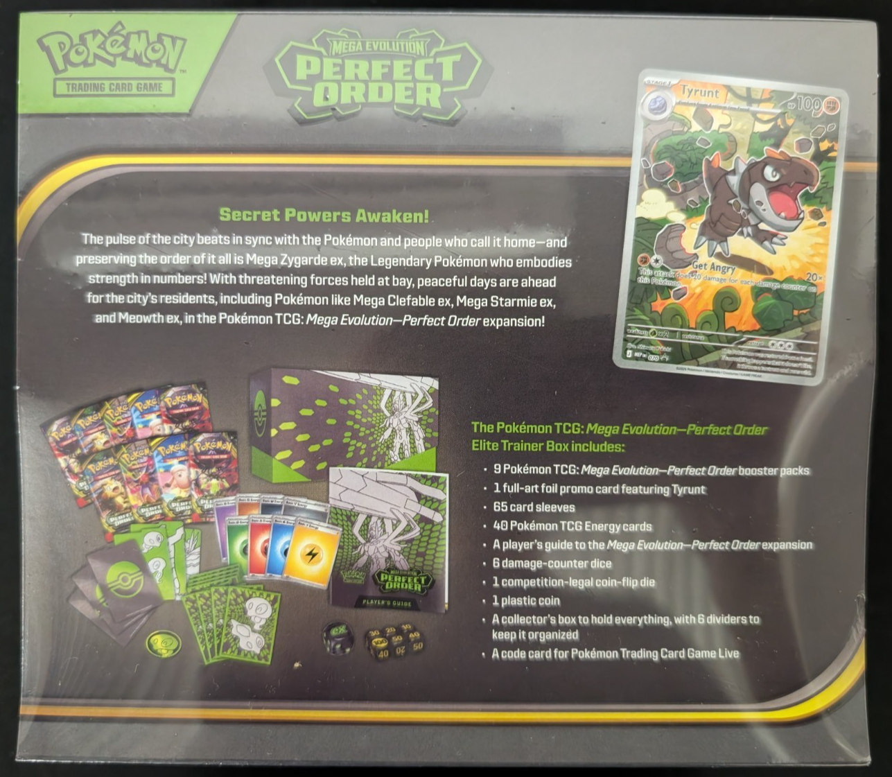 Mega Evolution Perfect Order ETB Elite Trainer Box NEW SEALED Pokemon TCG
