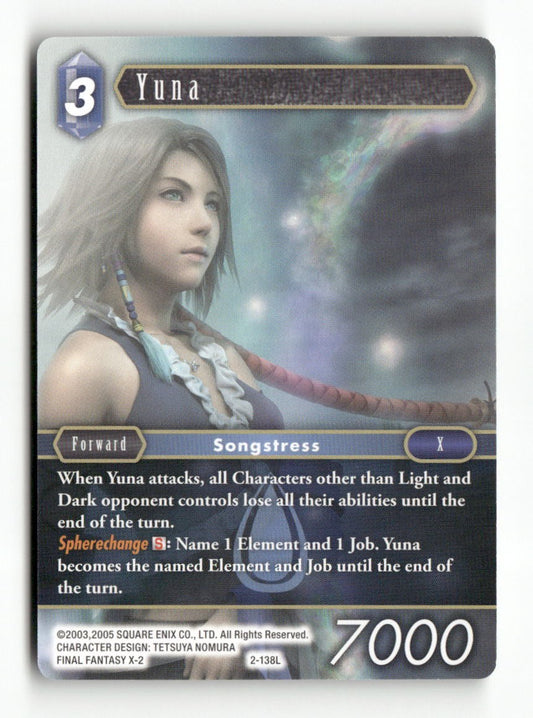 Yuna 2-138L Legend Opus II Final Fantasy Near Mint
