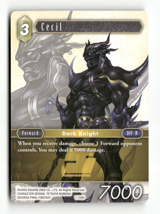Cecil (Hero) 1-108H Hero Opus I Final Fantasy Near Mint