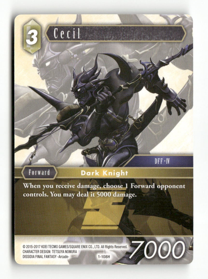 Cecil - PR-010/1-108H (Alternate Art Promo) FF: Promo Cards Final Fantasy NM
