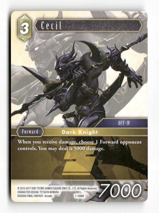 Cecil - PR-010/1-108H (Alternate Art Promo) FF: Promo Cards Final Fantasy NM