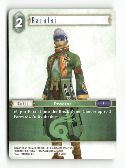 Baralai 1-200S Starter Opus I Final Fantasy Near Mint