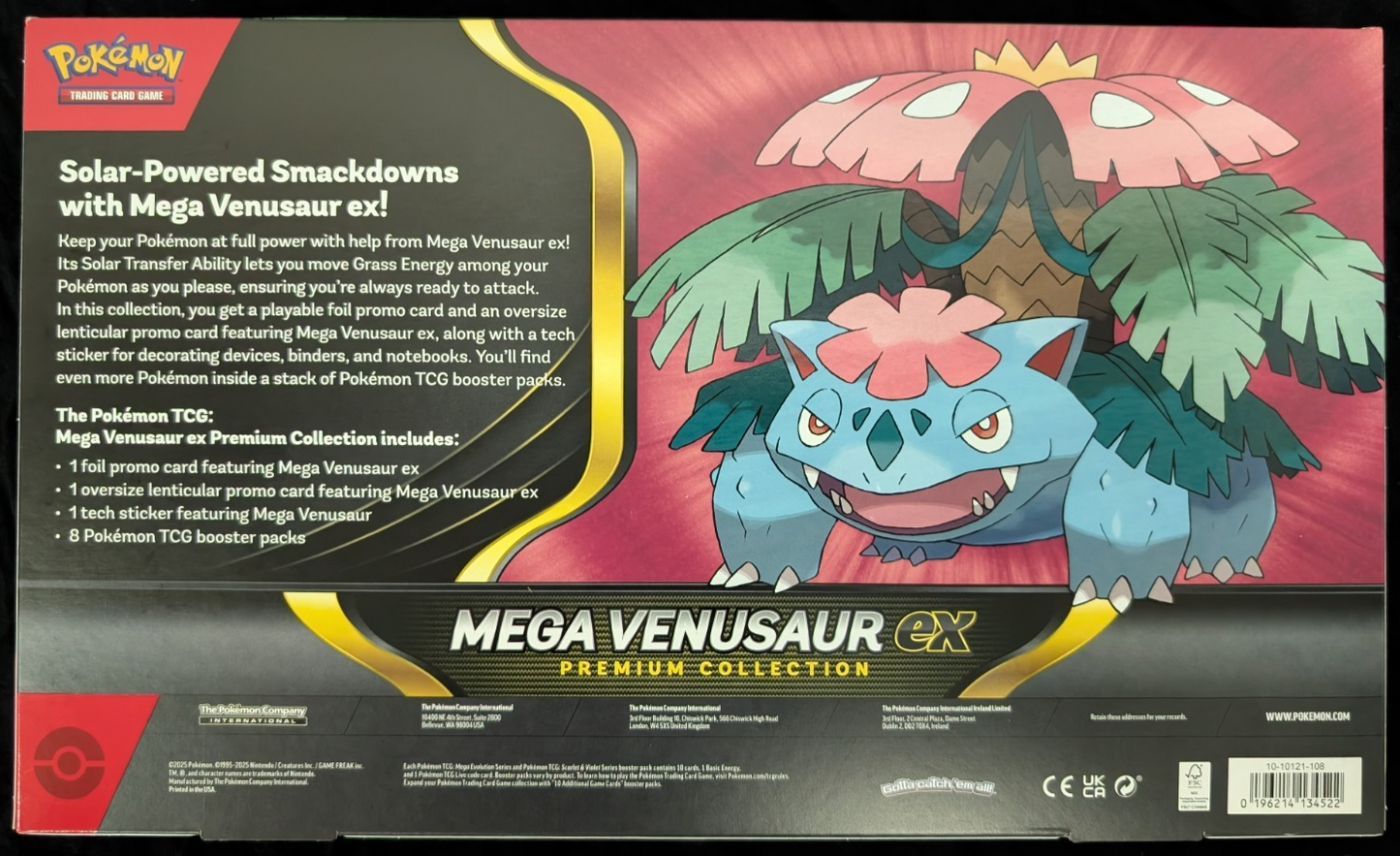 Mega Venusaur EX Premium Collection Pokemon TCG NEW SEALED