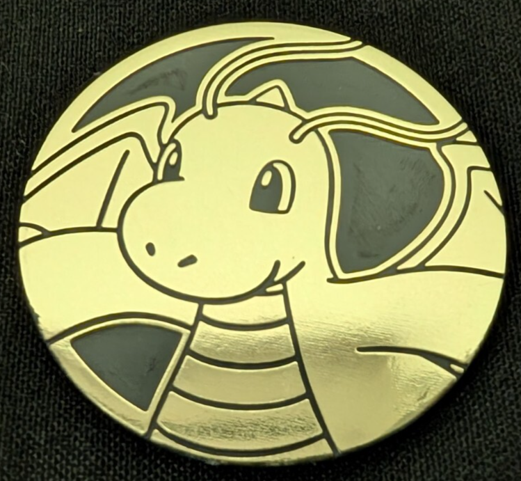 Stellar Crown Pokemon Checklane Blister Jumbo Flip Coin Dragonite