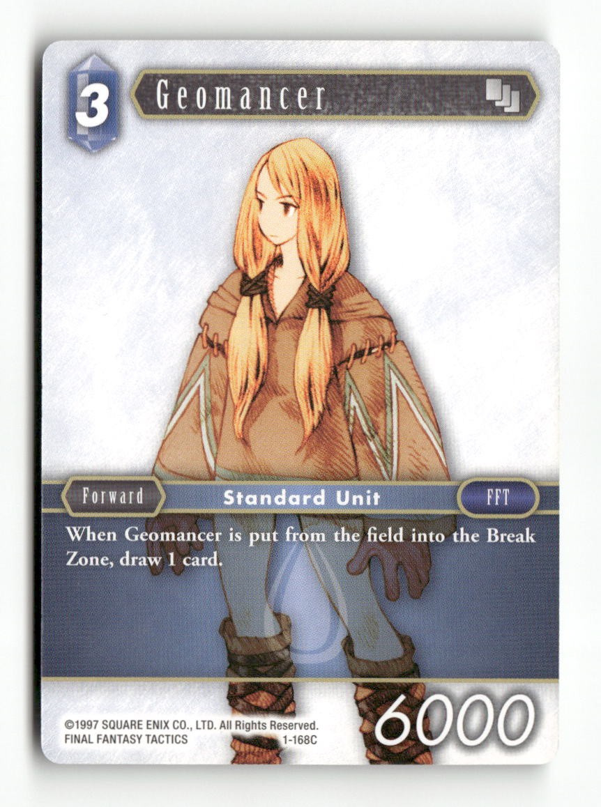 Geomancer (Female Unit) 1-168C Common Opus I Final Fantasy Near Mint