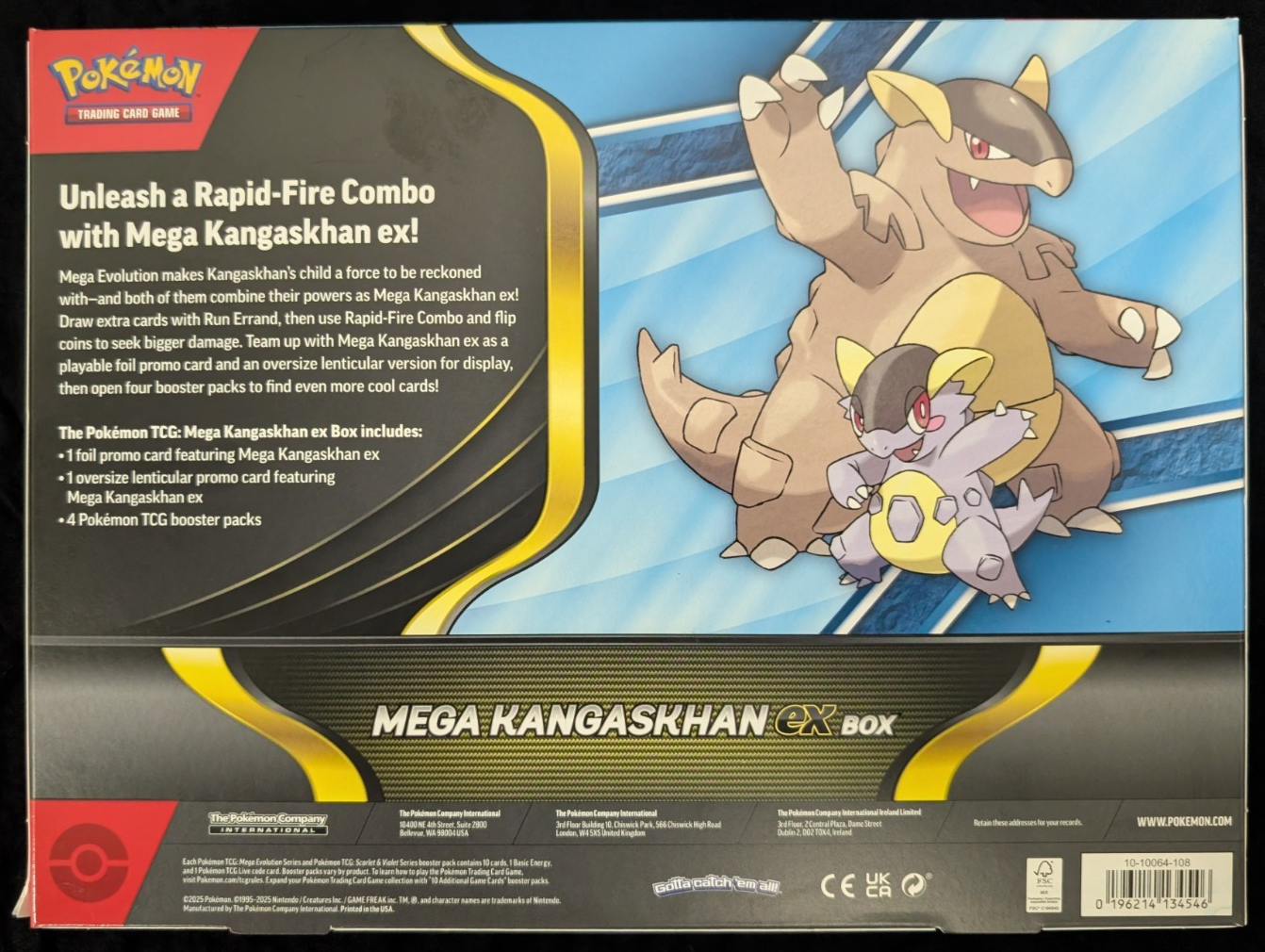 Mega Kangaskhan EX Box Pokemon TCG NEW SEALED