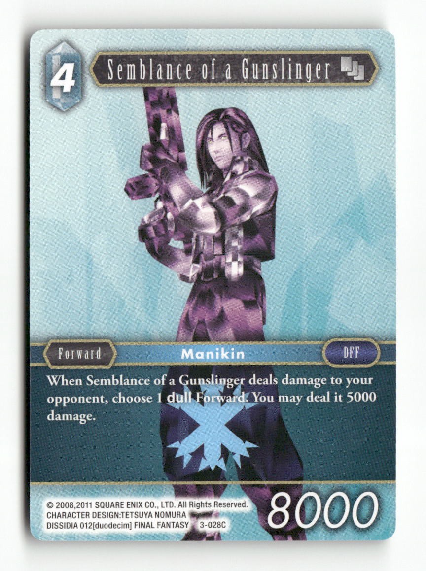 Semblance of a Gunslinger 3-028C Common Opus III Final Fantasy Near Mint
