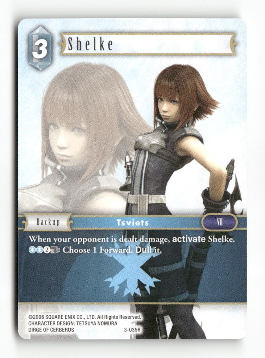 Shelke 3-035R Rare Opus III Final Fantasy Near Mint