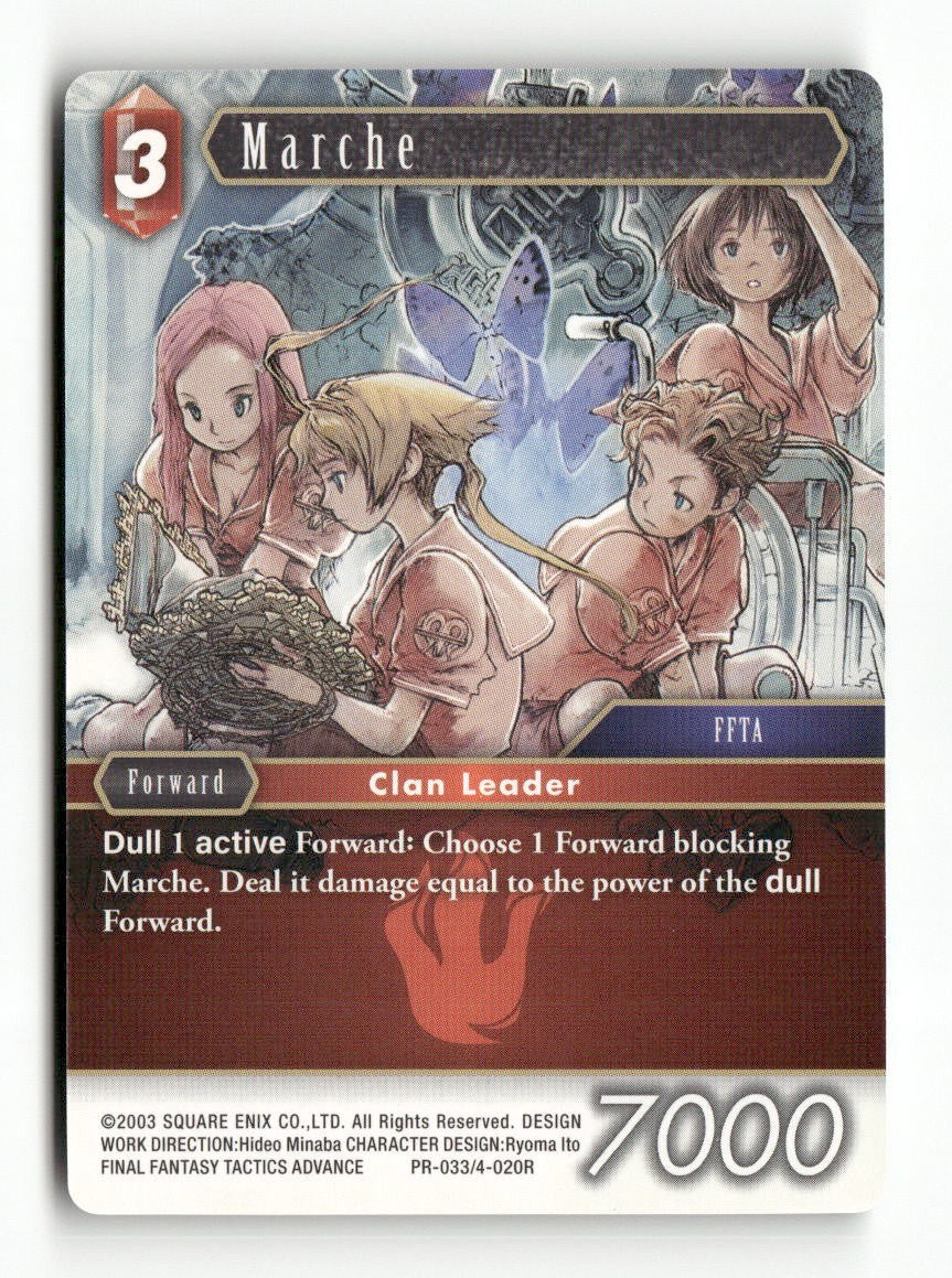 Marche PR-033/4-020R Rare FF: Promo Cards Final Fantasy Near Mint