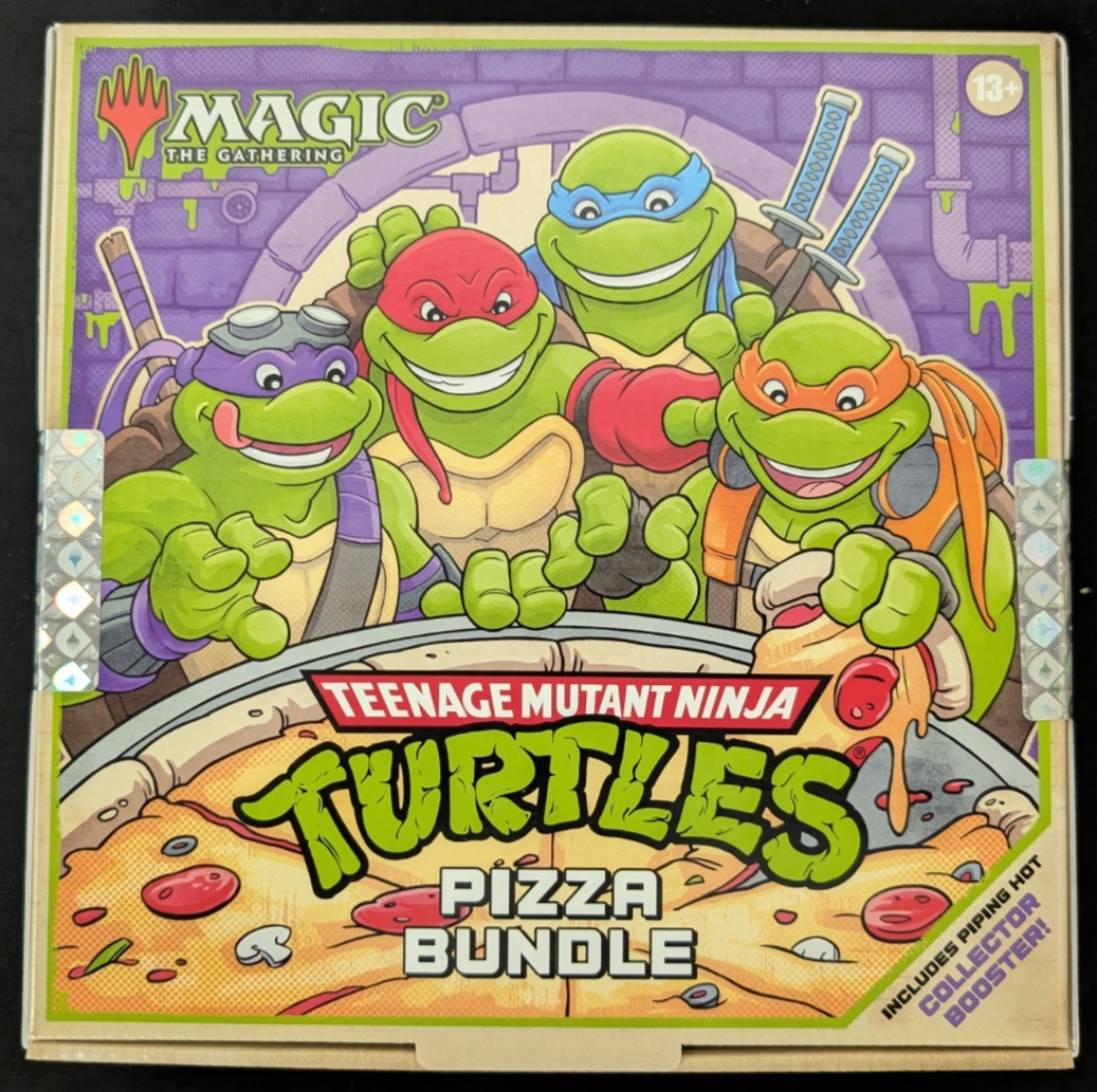 Teenage Mutant Ninja Turtles MTG Magic The Gathering Pizza Collector Bundle Box