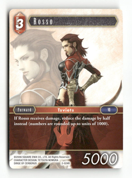 Rosso 2-024R Rare Opus II Final Fantasy Near Mint