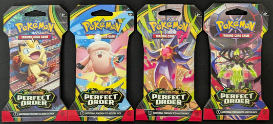 Pokemon TCG Perfect Order Sleeved Booster Pack Blister NEW SEALED (1 PACK)