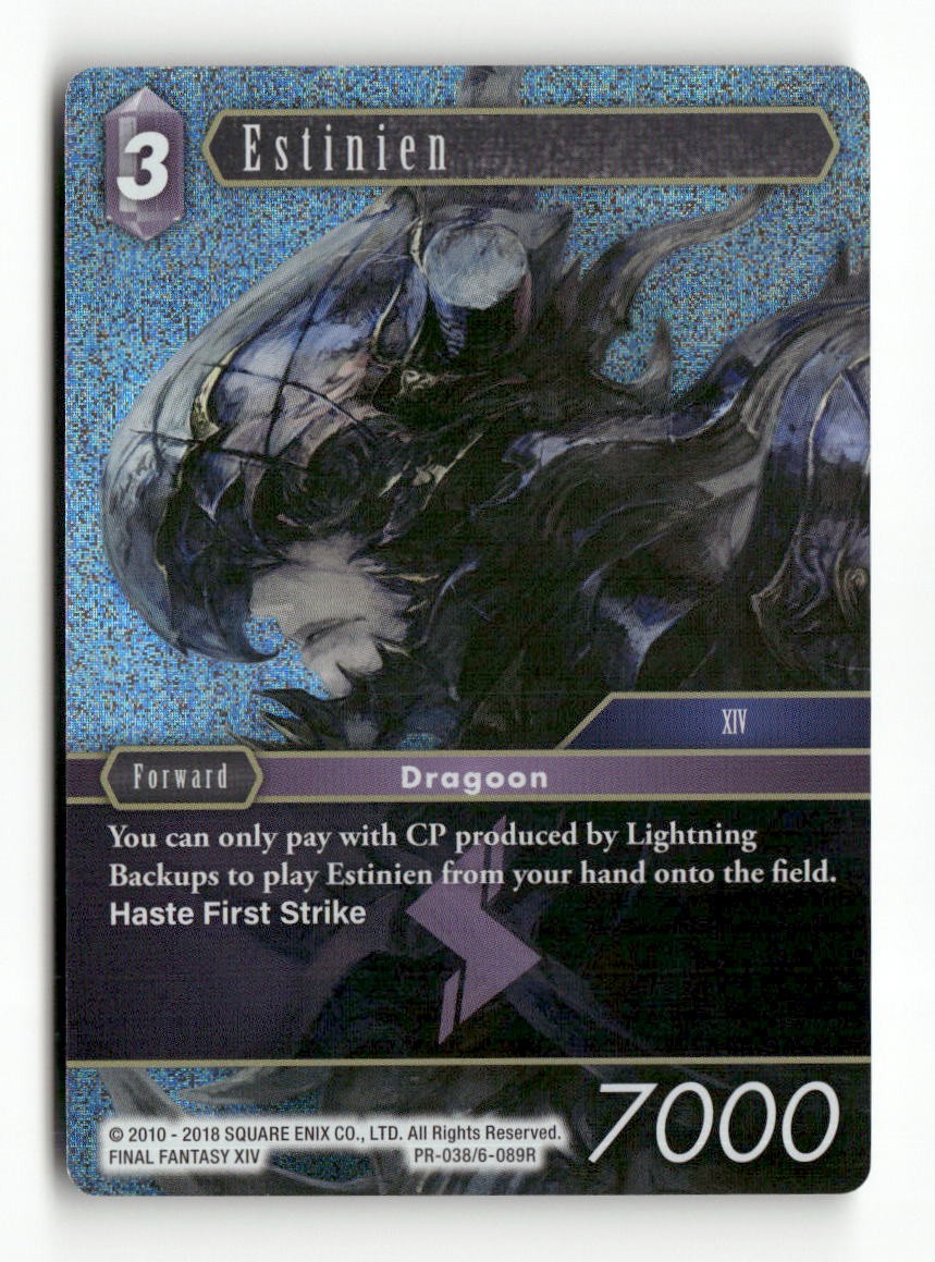 Estinien PR-038/6-089R Promo FF: Promo Cards Final Fantasy Foil Near Mint