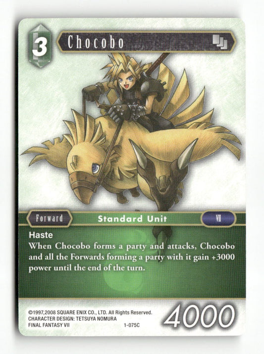 Chocobo - 1-075C 1-075C Common Opus I Final Fantasy Near Mint