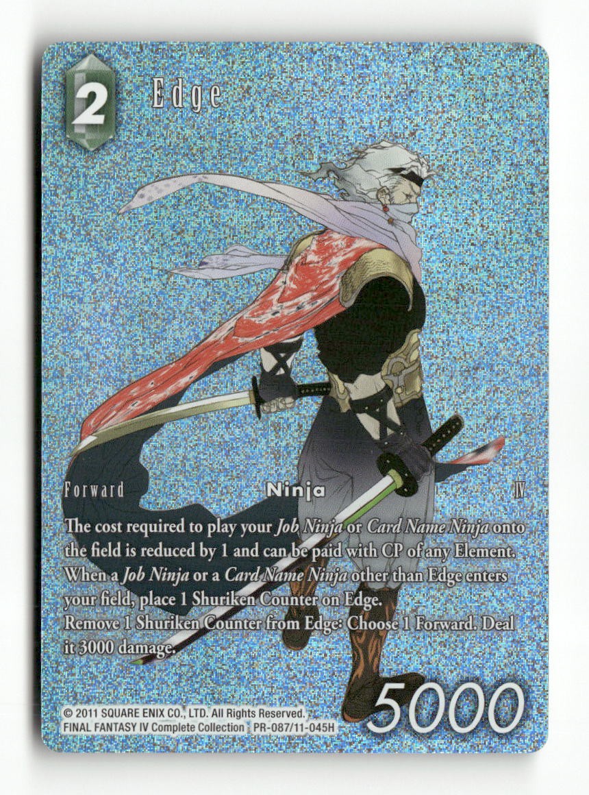 Edge 11-045H Hero Opus XI Final Fantasy Foil Near Mint