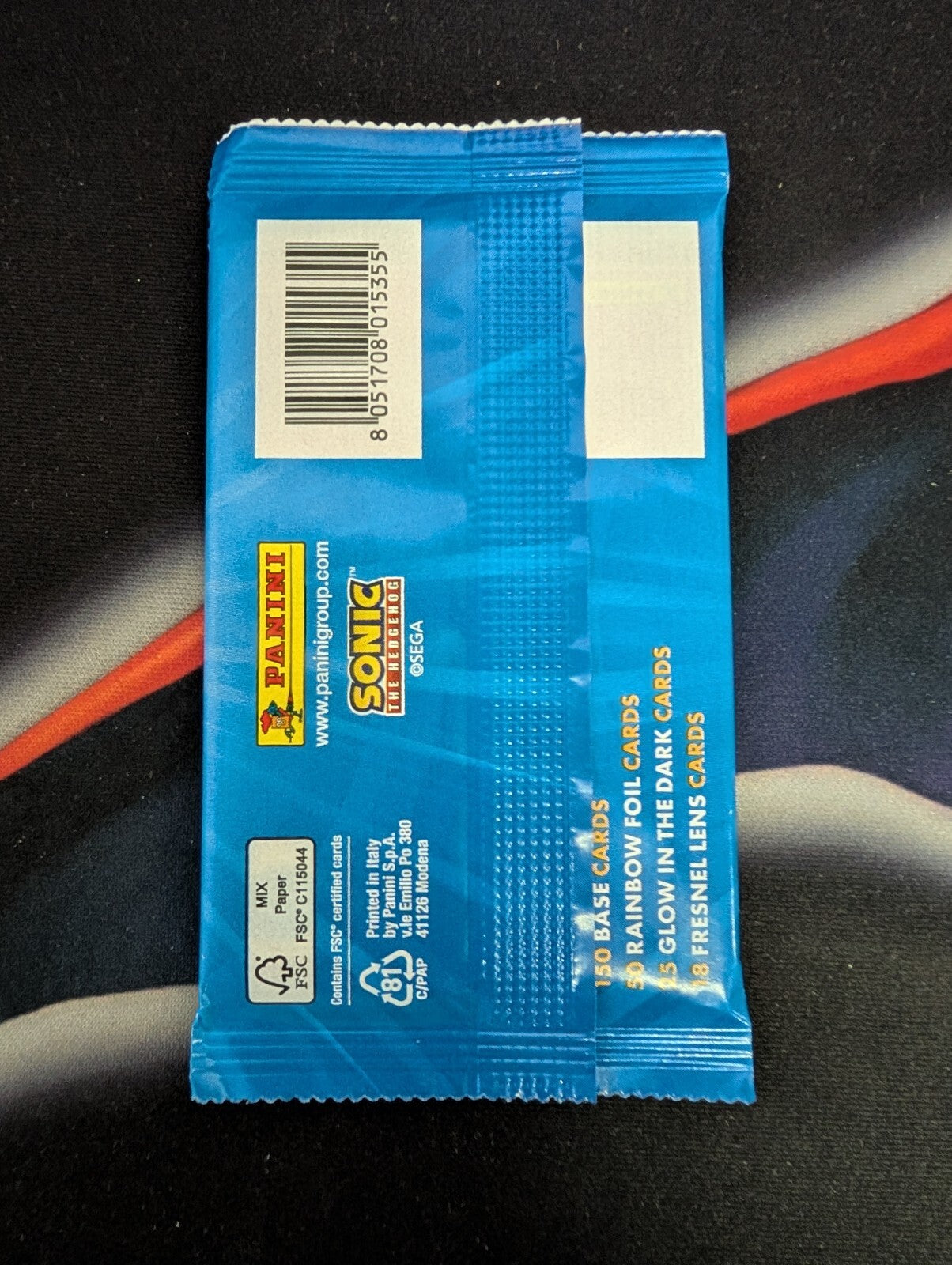 Panini Sonic The Hedgehog Trading Card ONE Booster Pack Random Art NEW SEALED