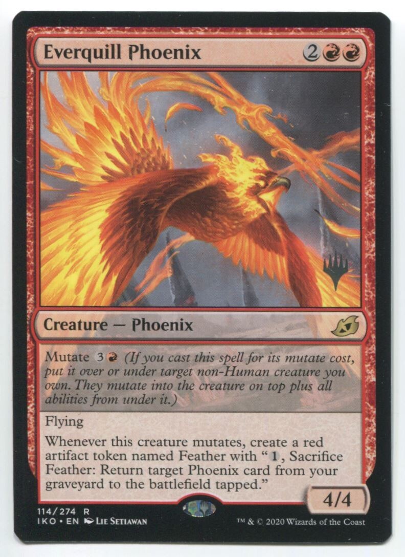 MTG Magic IKO Everquill Phoenix #114 Near Mint