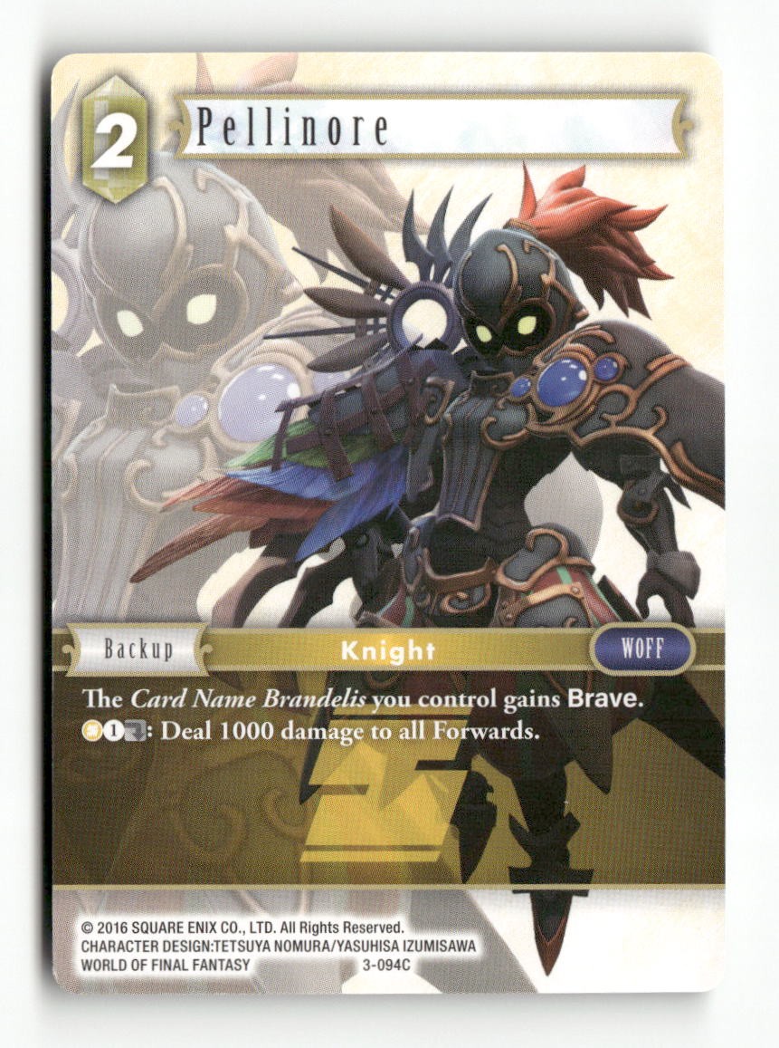 Pellinore 3-094C Common Opus III Final Fantasy Near Mint