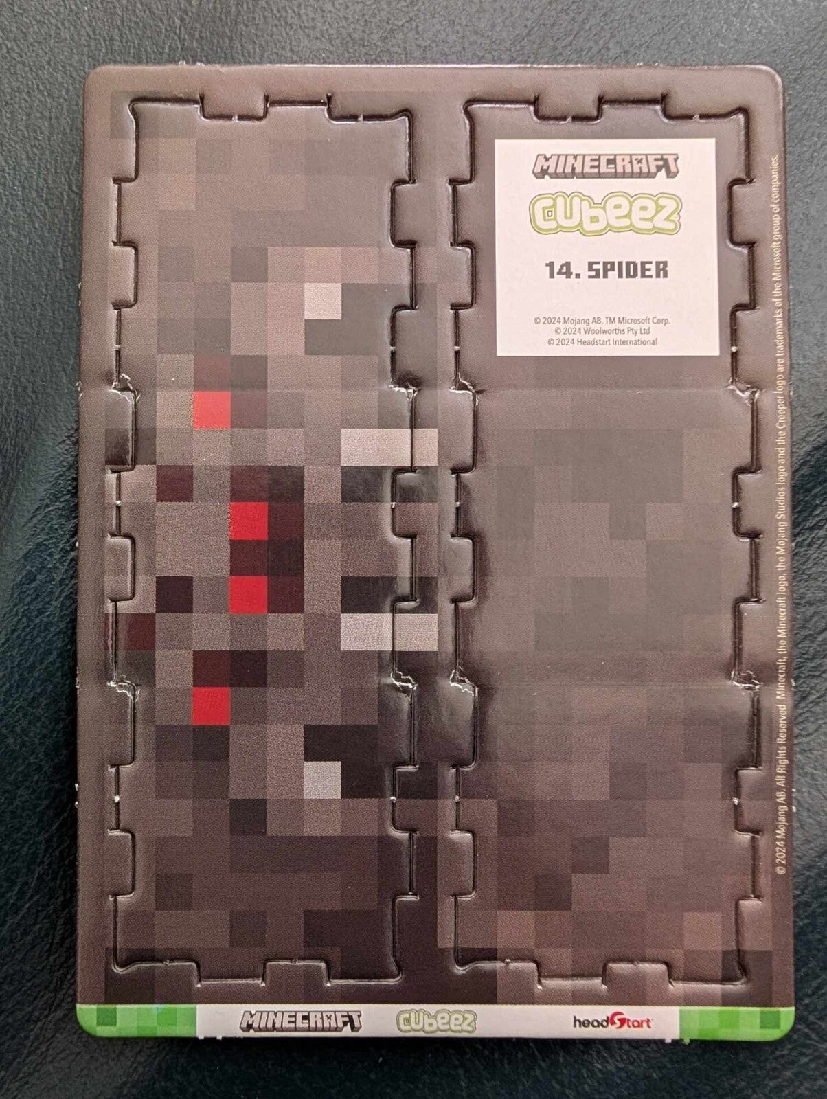 Minecraft Cubeez Spider #14 Near Mint