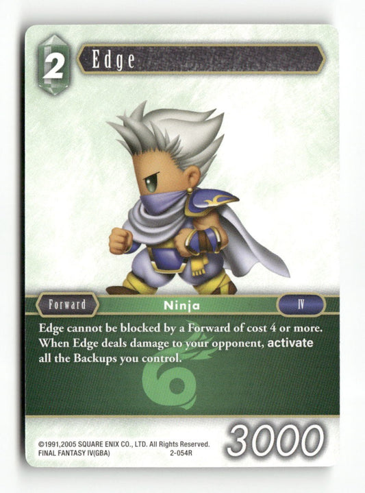 Edge (Rare) 2-054R Rare Opus II Final Fantasy Near Mint