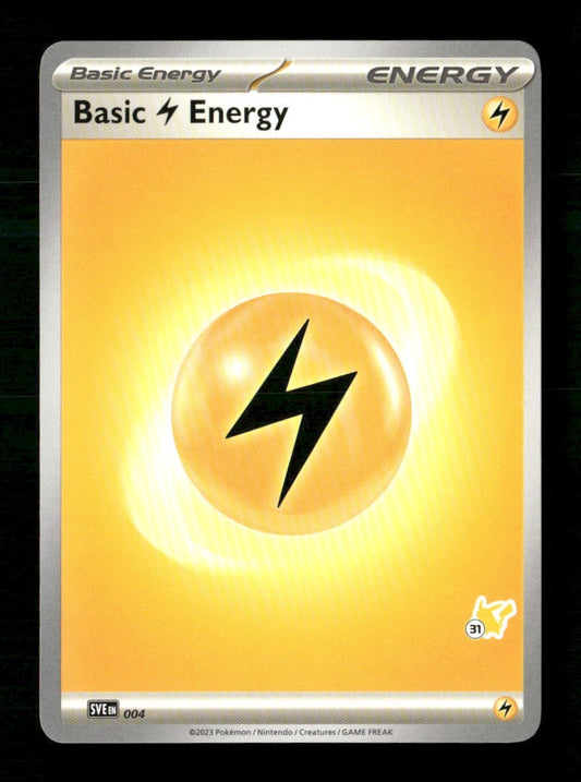 Basic Lightning Energy 31 #4 Pokemon Battle Academy 2024