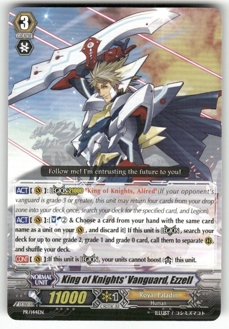 Cardfight Vanguard King of Knights' Vanguard, Ezzell #PR/0144EN PR