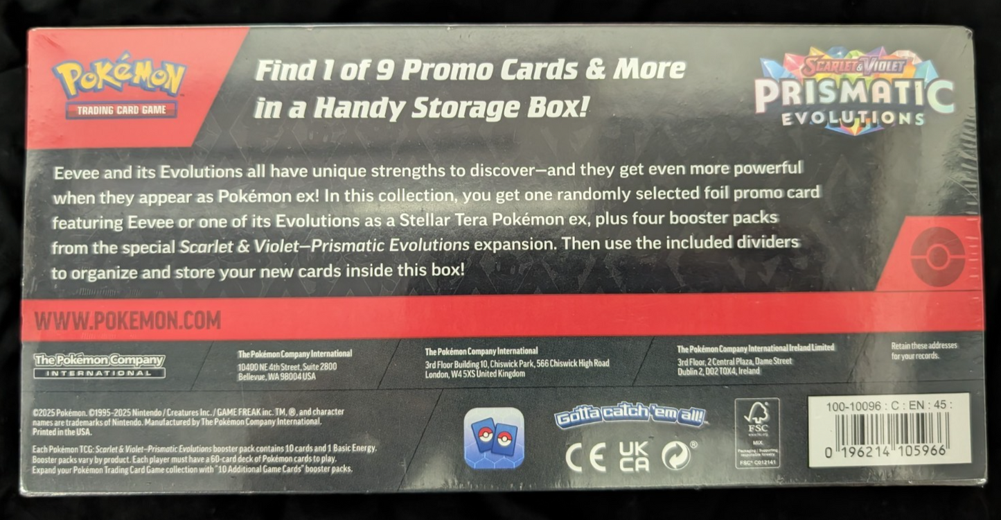 Pokemon SEALED UNOPENED Prismatic Evolutions Surprise Box