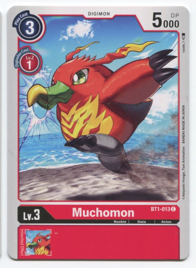 Digimon Card Game Muchomon #BT1-013 C Near Mint