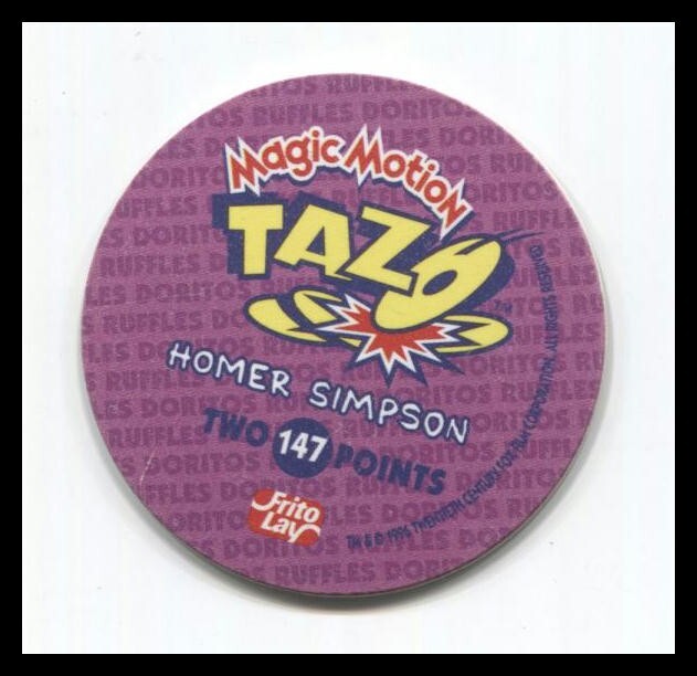 Tazo Simpsons Magic Motion Homer Simpson #147